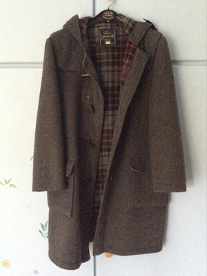 Gloverall Vintage Duffle Coat Unisex size Small gray like new