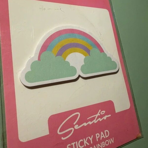 Sticky notes stationery set with checklist, memo, bookmarks, rainbow and animal story