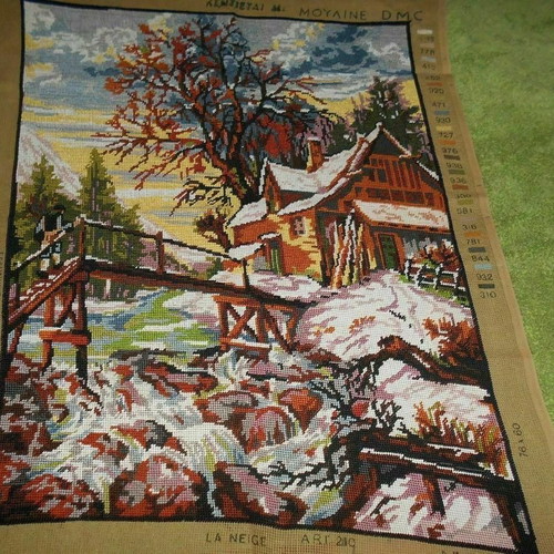 Embroidered picture To Chioni used