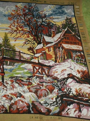 Embroidered picture To Chioni used