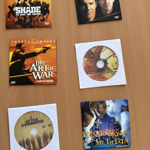 28 Hollywood DVD movies with Greek subtitles