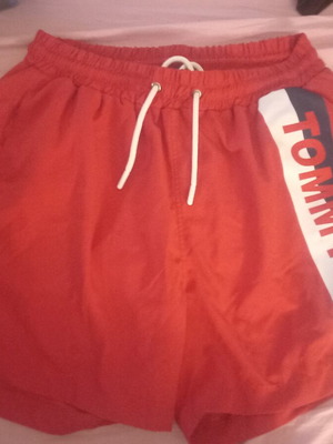 Tommy Hilfiger men's swim shorts, red, XL