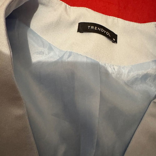 Trendyol women's vest size 38 light blue like new