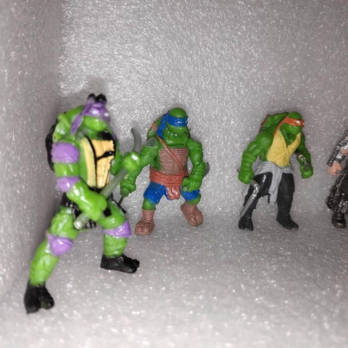 TMNT Master Splinter & Shredder collectible figure set like new
