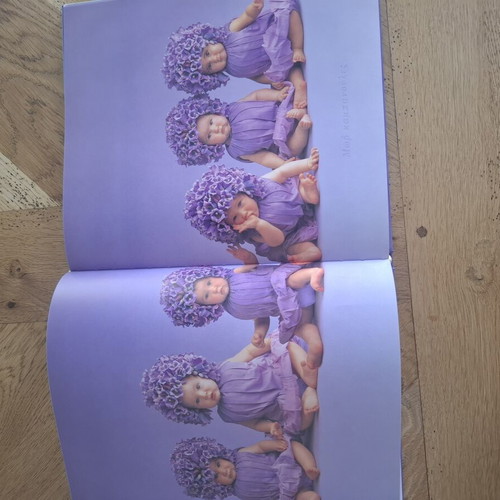 Anne Geddes art books set of 2 used with music CD