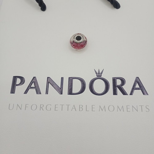 Pandora Murano charm new, silver