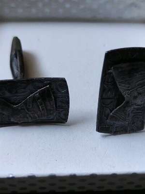 Cufflinks used from Egypt 1970s vintage