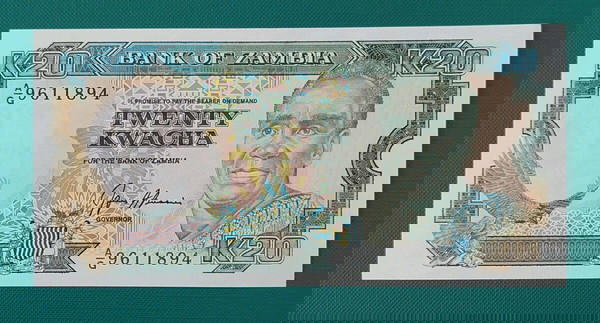 Zambia 20 Kwacha, UNC