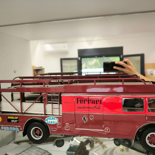 CMC Ferrari Transporter Fiat RN2 Bartoletti 1/18 like new collectible model