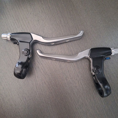 Bicycle levers with rubber new