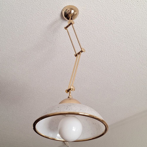 Vintage ceiling light with adjustable arm like new