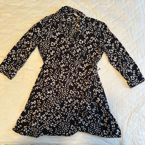 Zara animal leopard print mini dress size -  7,00 - Vendora.cy