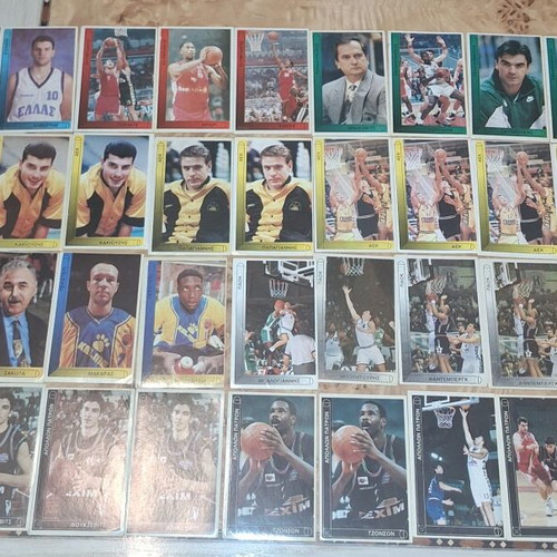 Basket '95-'96 stickers, set of 45