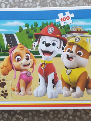 Paw Patrol puzzle 100 pieces like new