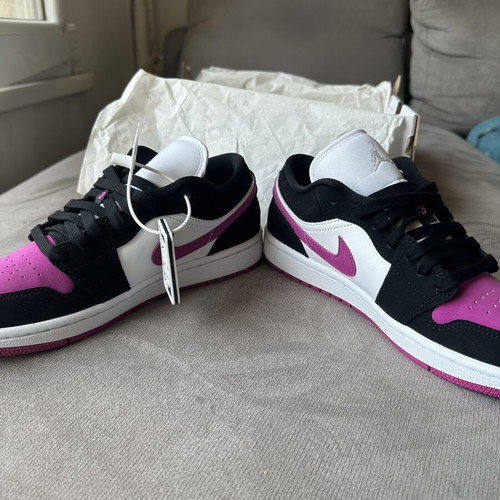 Nike Air Jordan 1 Low Black Cactus Flower brand new women's sneakers size 39
