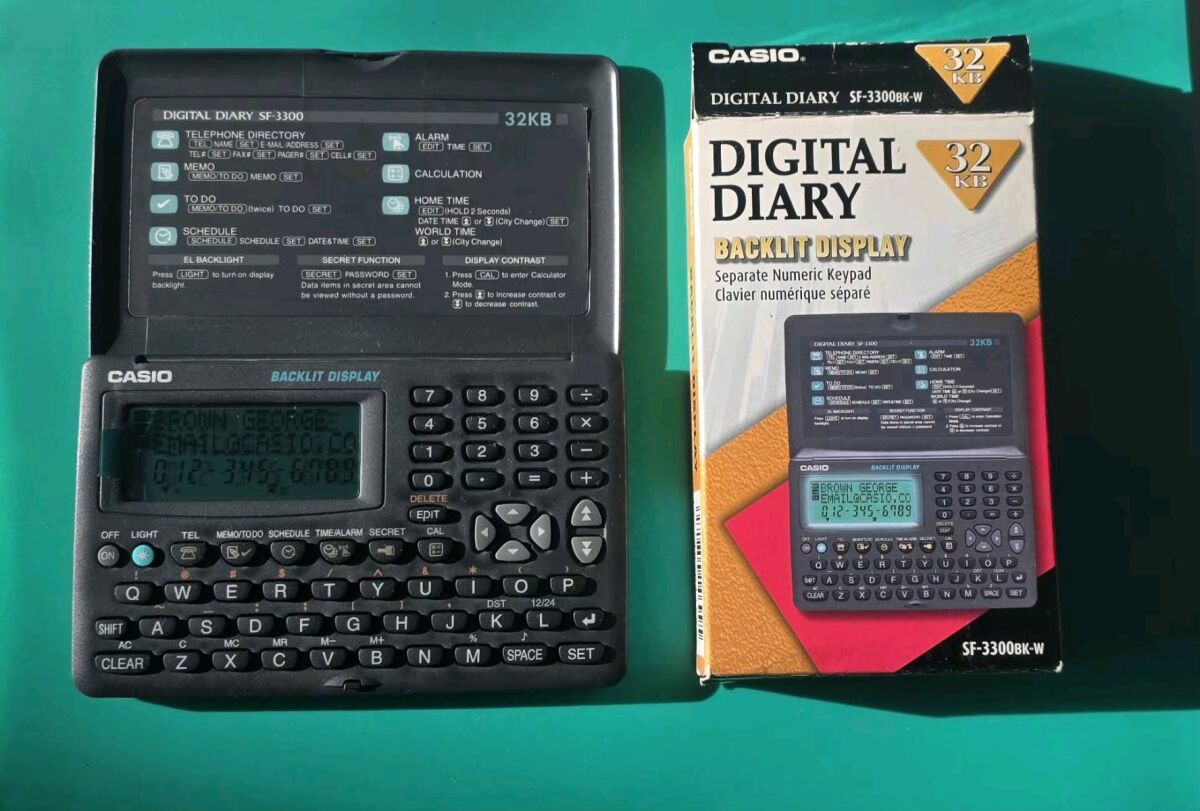 Casio Digital Diary SF-3300 like new… - € 35,00 - Vendora.cy