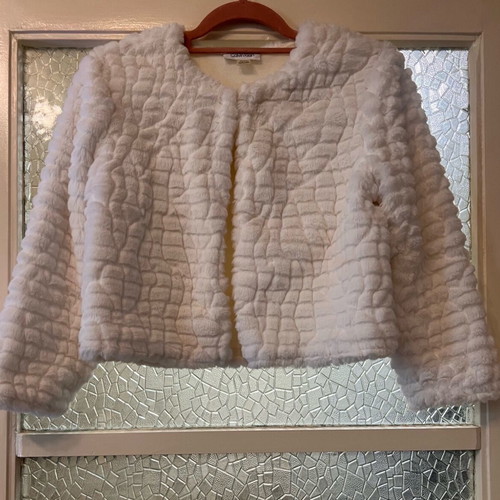 Calvin Klein coat XS white like new