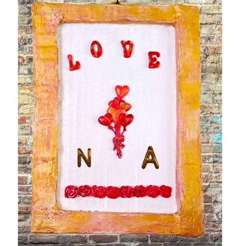 Valentine's Day gift handmade frame or tabletop decoration new