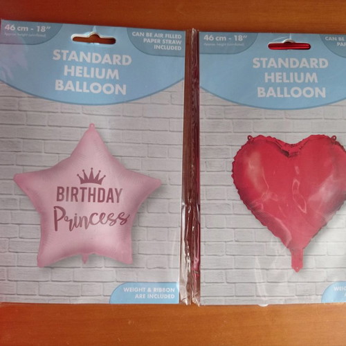 Helium balloon set for birthday new, pack