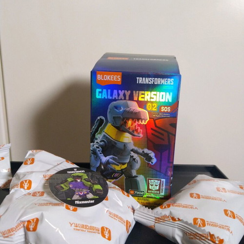 Transformers Blokees Galaxy Version Megatron, Mixmaster and Long Haul like new