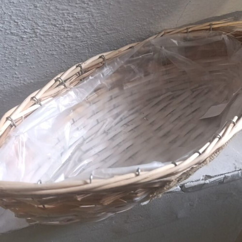 Wicker flowerpot new