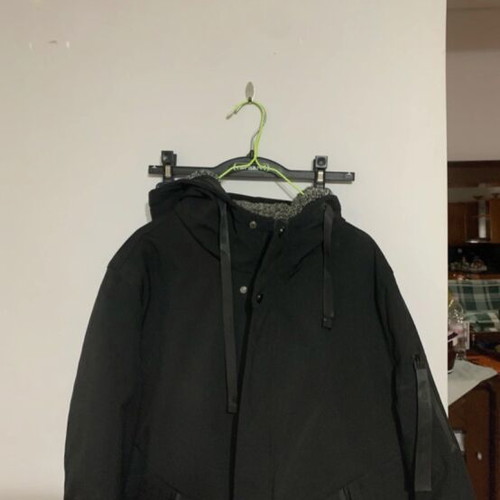 Ross Kemb parka jacket size M like new, black
