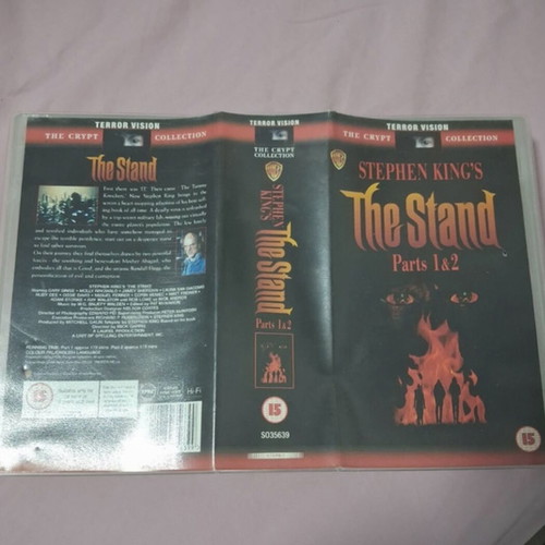 The Stand Parts 1 & 2 VHS like new