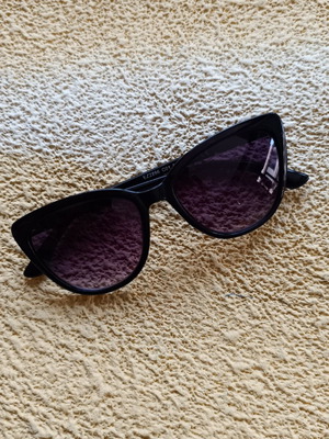 Γυαλιά ηλίου Cat Eye μεταχειρισμένα, ρετρό μαύρα