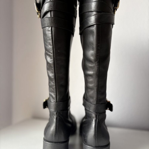 Sagiakos leather boots new, size 40, black