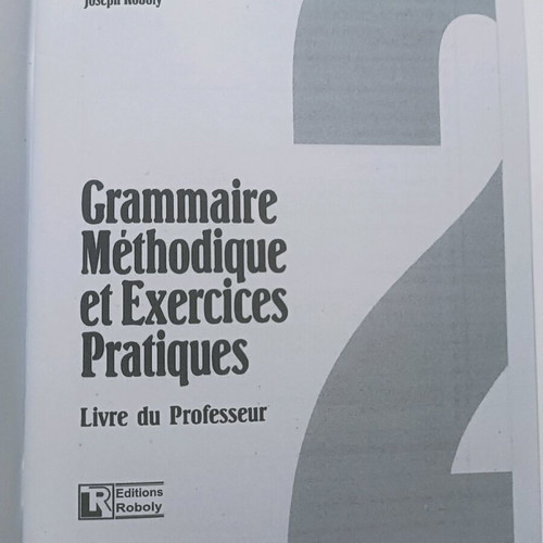 Grammaire méthodique et exercices practiques 2 used French book