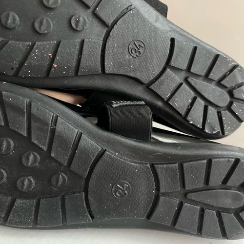 Lapin black ballerina shoes size 34 like new