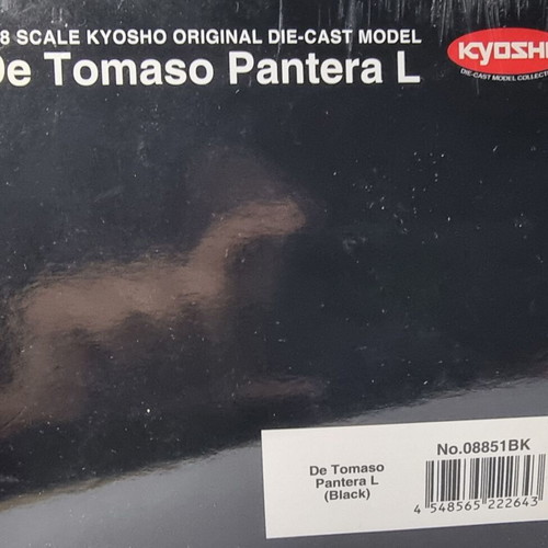 Kyosho De Tomaso Pantera L Metal Model Scale 1:18 New