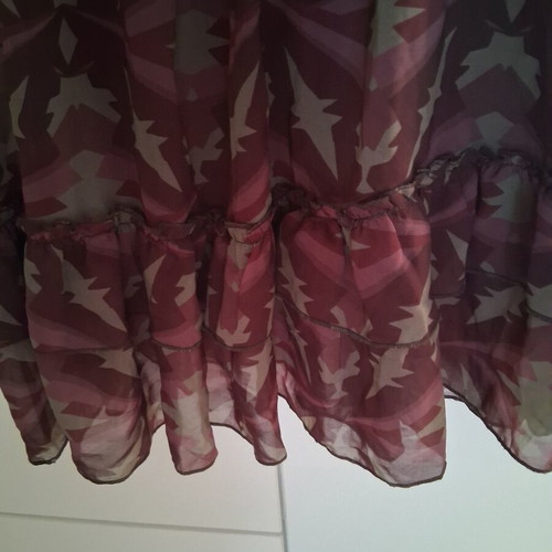 Regalinas transparent dress with long sleeves, like new, brown