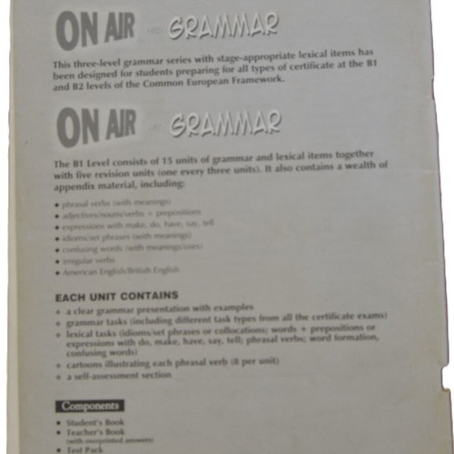 English learning books like new, pack of 2, On Air series