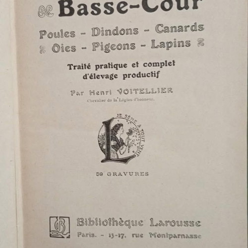Toute la basse-cour book used, French language