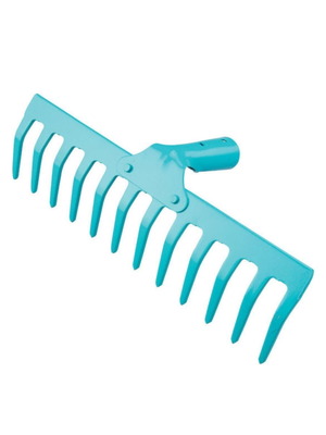 Metal rake 12-tooth new