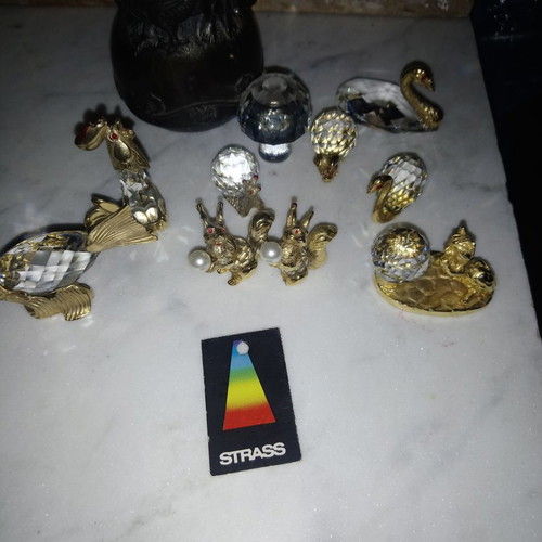 Swarovski miniatures used, collection of 25 antiques from 1950