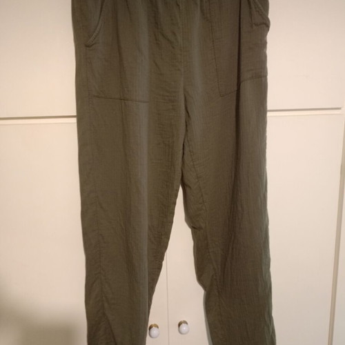 Marks & Spencer women's khaki pants like new, 100% cotton, XXL