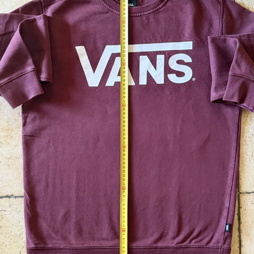 Vans burgundy sweatshirt medium used