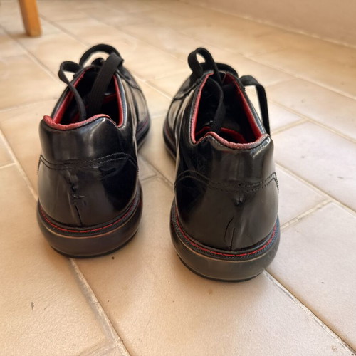 Prada men's shoes like new, black, size 44.5, moccasins