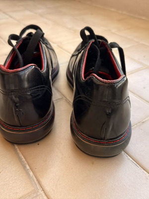 Prada men's shoes like new, black, size 44.5, moccasins