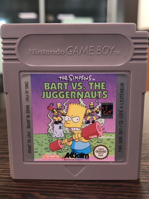 The Simpsons Bart vs. The Juggernauts Nintendo Gameboy μεταχειρισμένο