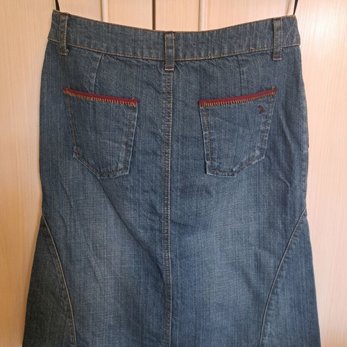 MNG Jeans denim skirt size 36 S like new, blue