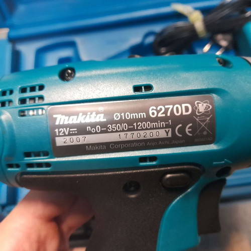 Makita 12V Cordless Hammer Drill Set New with Carrying Case