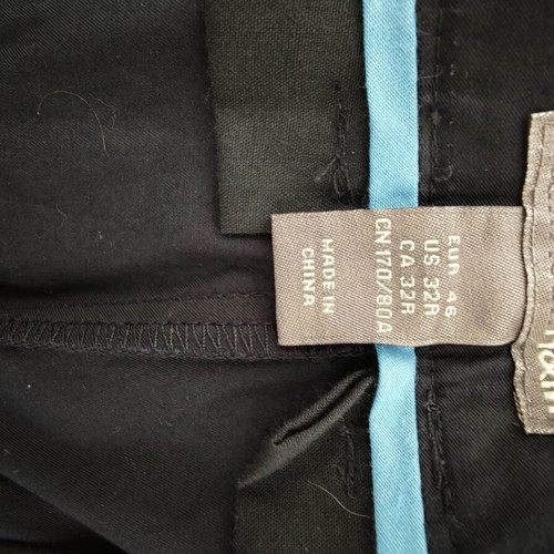 H&M men's pants, size M, beige and dark blue, set of three
