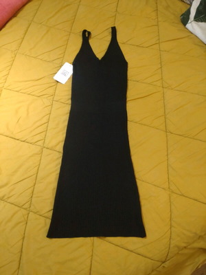 Elastic dress new black one size