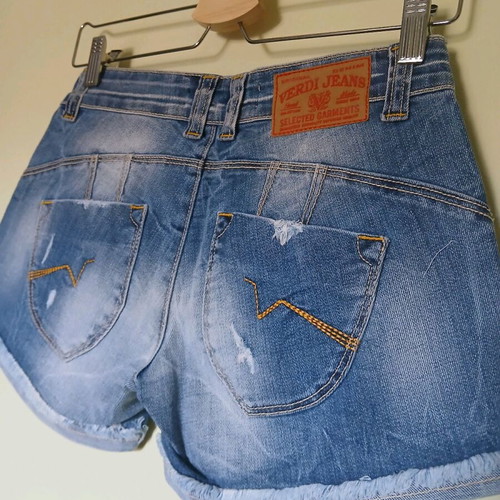 Verdi denim shorts low-rise XS like new, blue