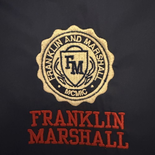 Franklin & Marshall men's blue lightweight windbreaker jacket used