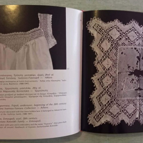 Greek Threadwork Bobbin Lace book like new by Tatiana Ioannou-Yannara