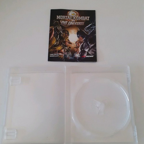Mortal Kombat Vs DC Universe PlayStation 3 used, case and instruction booklet